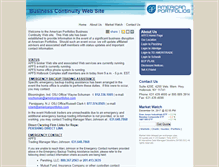 Tablet Screenshot of americanportfolios.net